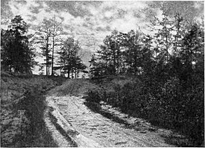 Place where Aaron Burr was captured, near Wakefield, Alabama