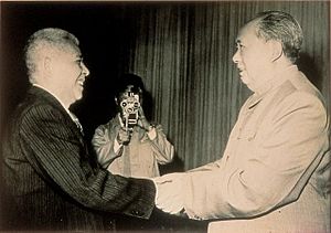 Pridi Banomyong and Mao Ze Dong in 1965