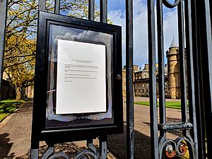 Prince Philip Death Notice Holyroodhouse