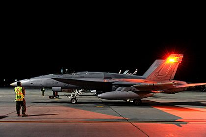 RAAF F-18 Red Flag 10 night