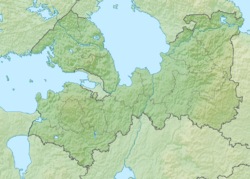 Relief Map of Leningrad Oblast