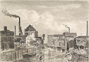 River Hull from Sculcoates Bridge , 1889