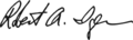 Robert A. Bob Iger signature