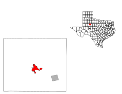 Location of Snyder, Texas