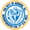 Official seal of Aurora, Illinois