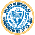 Seal of Aurora, Illinois