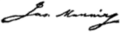 Signature of James Manning (1738–1791)