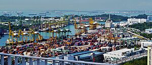 Singapore Port viewed from The Pinnacle@Duxton 04