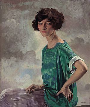 Sir William Orpen (1878-1931) - Portrait of Gertrude Sanford.jpg