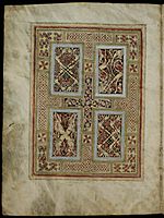 St. Gall Gospels Cod.Sang.51 - p.6 - Carpet page