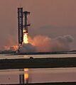 Starship Booster Landing on Mechzilla (54064036815)