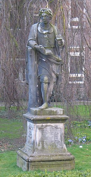 Statue of Laurens Jansz. Coster, designed by Romeyn de Hooghe