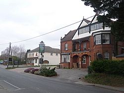 Sway - Forest Heath Hotel and the post office - geograph.org.uk - 1184198.jpg