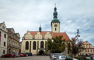 Tábor děkanský kostel Proměnění Páně