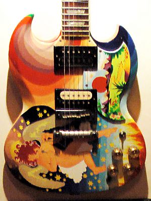 The Fool guitar body (replica), HRC San Antonio