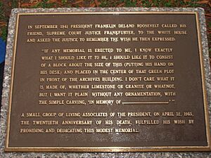 The Memorial that FDR actually wanted