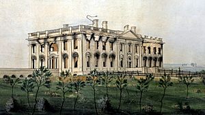 The President's House by George Munger, 1814-1815 - Crop