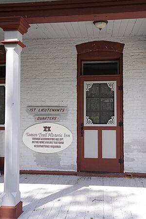 The Totten Trail Inn at The Historic Fort Totten offers guests the opportunity to immerse themselves in the ambiance of a bygone era