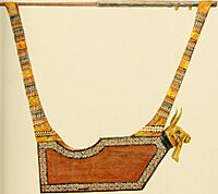 The gold lyre from the Great Death-Pit, Ur excavations (1900)