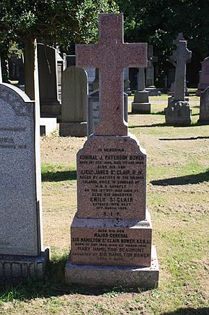 The grave of Major General Hamilton Bower, Dean Cemetery