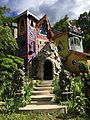 The main entrance to the house of Luna Parc