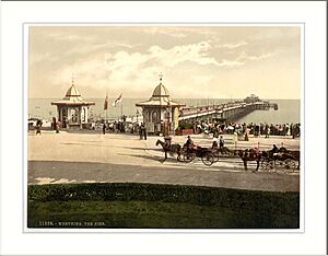 The pier Worthing England