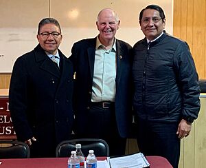 Tom O'Halleran with Navajo leaders 2020