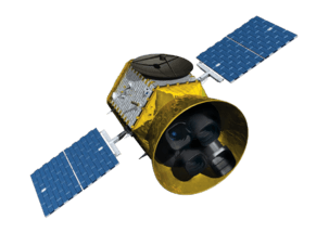 Transiting Exoplanet Survey Satellite artist concept (transparent background)
