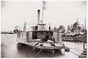 U.S. Gunboat "Commodore Perry" on Pamunkey River,1861–65
