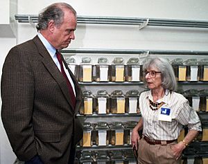 U.S. Senate Fred Thompson with Dr. Liane Russell