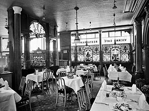Vienna Café, ground floor, London, 1897