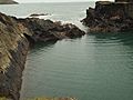 Wave diffraction at the Blue Lagoon, Abereiddy