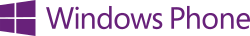 Windows Phone 8 logo and wordmark (purple).svg