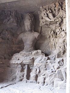 Yogishvara Lord of Yoga Shiva at Elephanta Cave 1