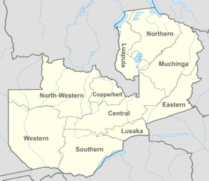 Zambia provinces named