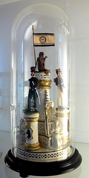 Zuckerplastik zur Freiheitsidee 1880 Zucker-Museum