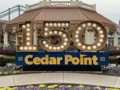 150 sign Cedar Point