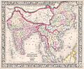 1864 Mitchell Map of India, Tibet, China and Southeast Asia - Geographicus - India-mitchell-1864