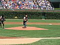 20070803 Eddie Vedder throwing ceremonial first pitch