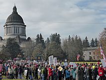 2017 Women's March at Olympia