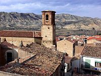 AGUILAR DEL RIO ALHAMA-Torre de la Iglesia de la Asuncion (sXVI)-Sierra del Tormo