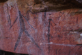 Aboriginal Rock Art, Little Mertens Falls, Mitchell River National Park, Kimberley, 1of3