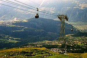 Anzere cable car