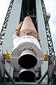 Atlas V rocket raised