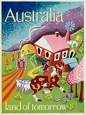 Australia – Land of Tomorrow poster
