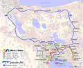 Baku Metro and Suburban Railway Map