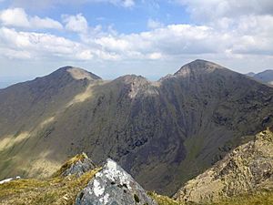 Beenkeragh and Carrauntoohil from Caher