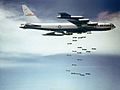Boeing B-52 dropping bombs