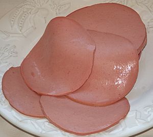 Bologna lunch meat style sausage