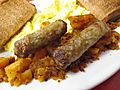 Breakfast Sausage, Ye Olde Cottage Restaurant, Weston MA